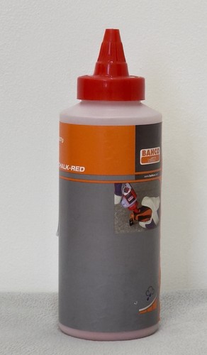 Bahco red chalk line - chalk,