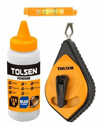 Chalk line reel set heavy - chalk,