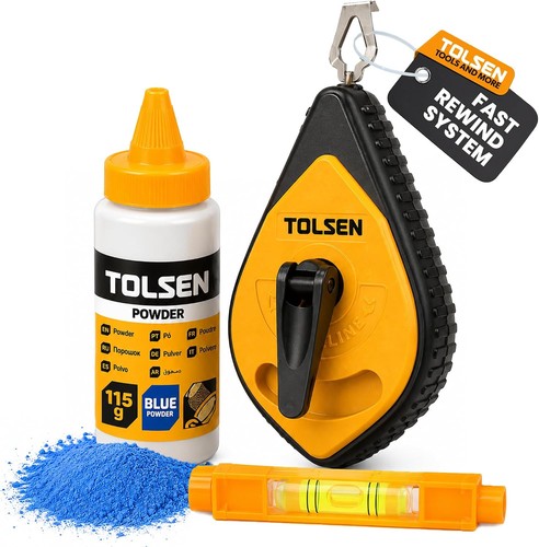 Tolsen chalk line reel 30m - tolsen,