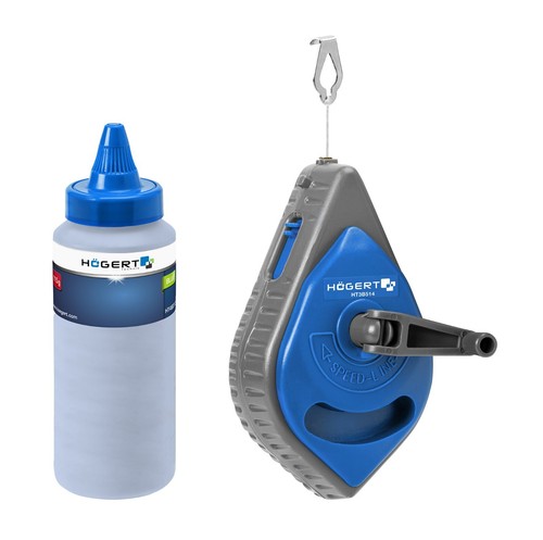30m chalk line reel - 30m, blue