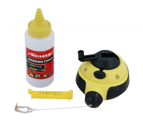 Chalk line reel set - chalk,