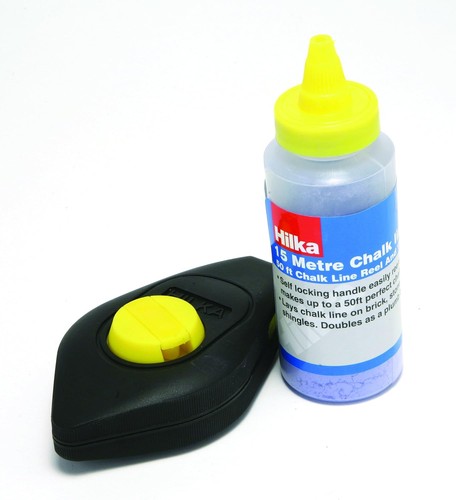 Hilka chalk line reel - chalk,