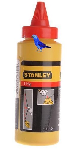 Stanley red chalk line - chalk,