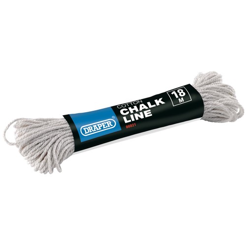 Draper cotton chalk line - chalk, 18m
