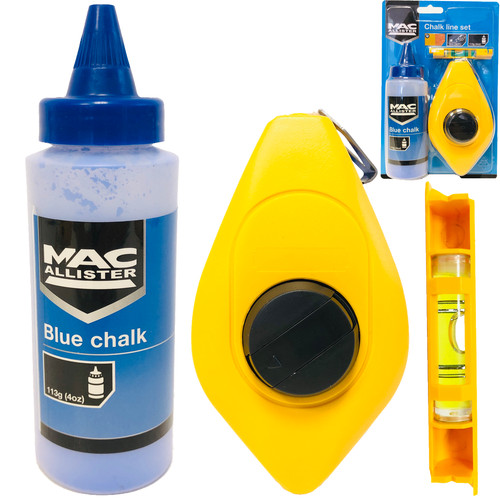 Chalk line 15m - string, kit