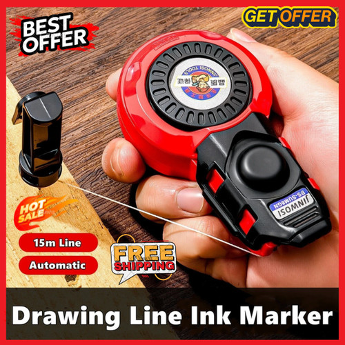 Chalk line reel - chalk,
