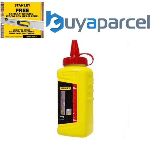 Stanley red chalk line refill - stanley,