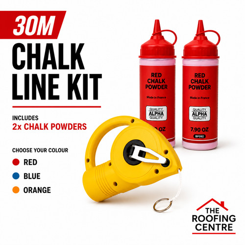 30m chalk line reel kit - reel, with